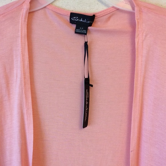 NWT light scarf wrap/long open front cardigan - Picture 3 of 3